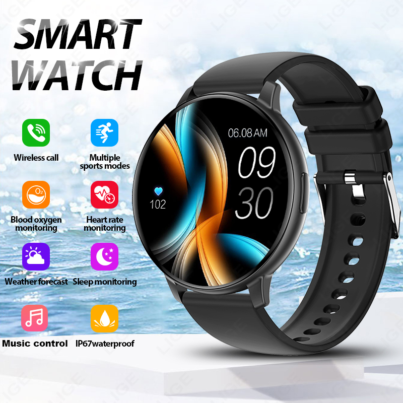Watches Ladies Smartwatch - LIGE New 1.43 inches Bluetooth Calling