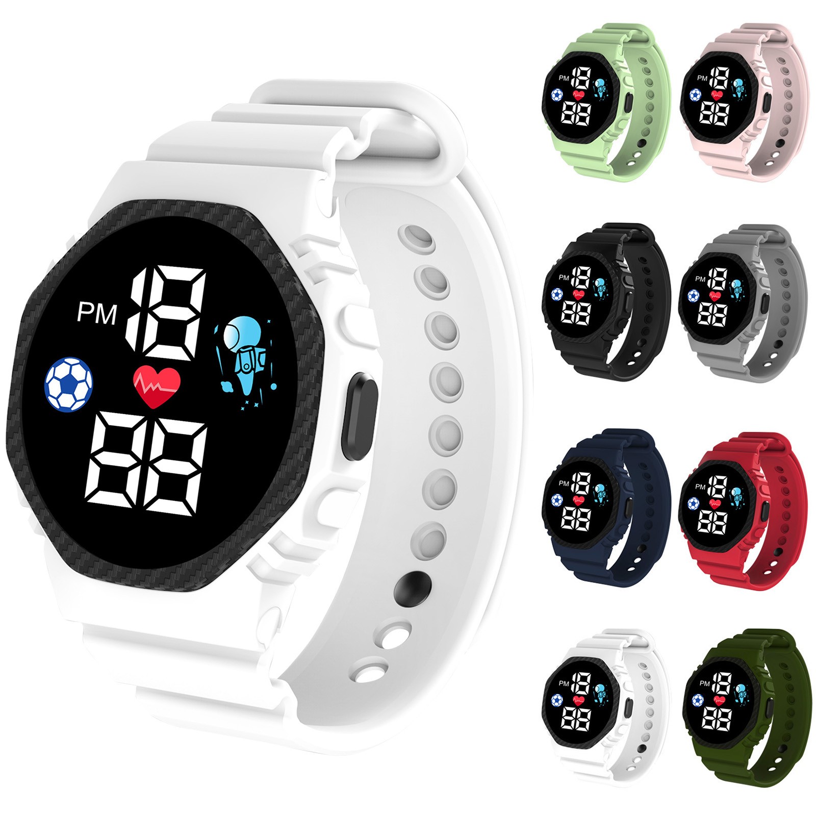 Smartwatch Digital Watches For Kid Girl - Multi-color Smart Watch For Kids Boy