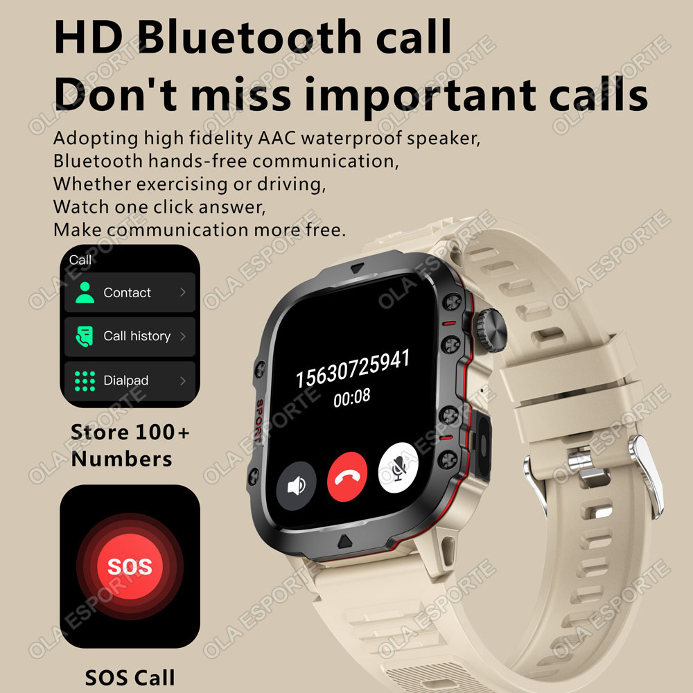 Original Rugged Men Smart Watc - Smartwatch Watches For Women With Gps recension och pris