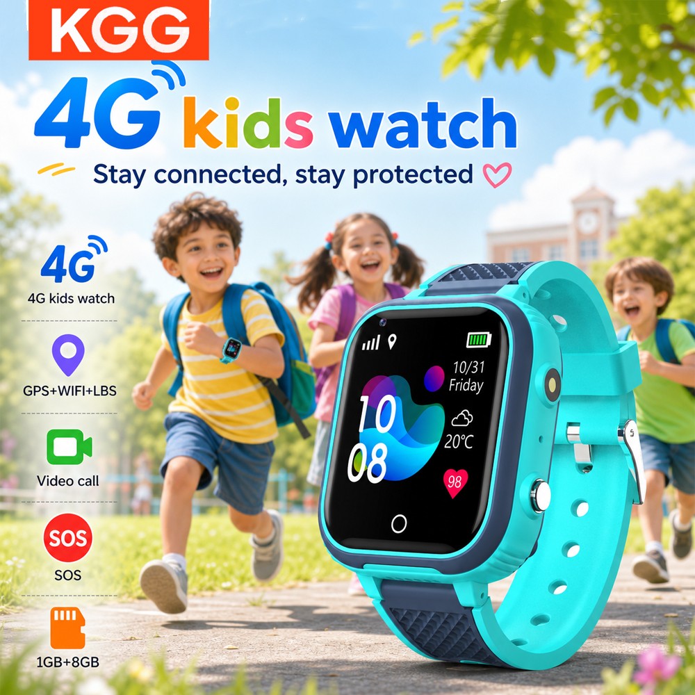 4G Kids Smart Watch Video Call - Smartwatch Watches For Kids With Gps recension och pris