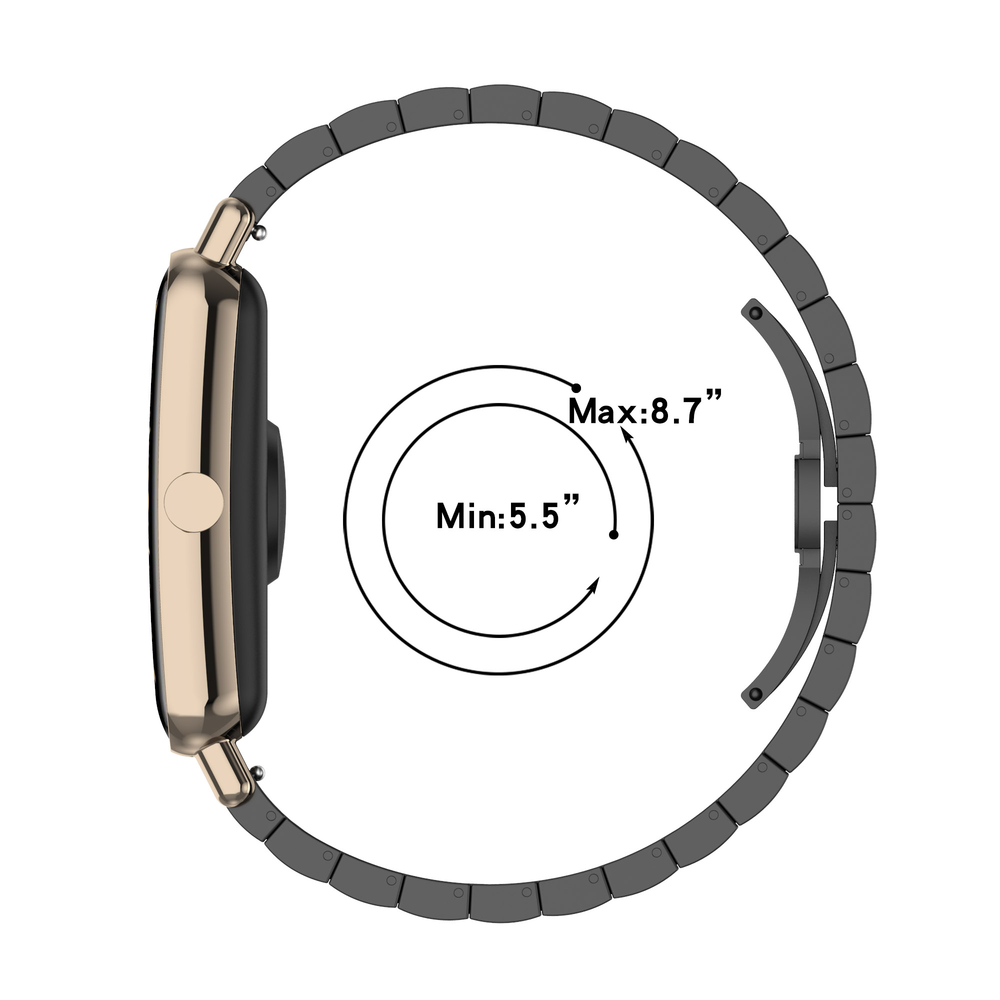 16mm Stainless Steel wristband - Timex Watches Smartwatch recension och pris