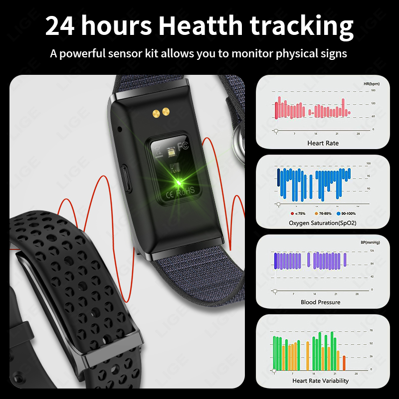 LIGE Smart Watch Heart Rate Bl - Smartwatch Watches For Girls recension och pris