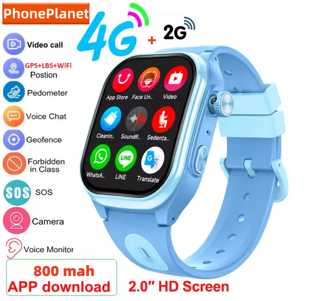 4G Kids Smart Watch Child Watc - Smartwatch Watches For Kids With Gps recension och pris