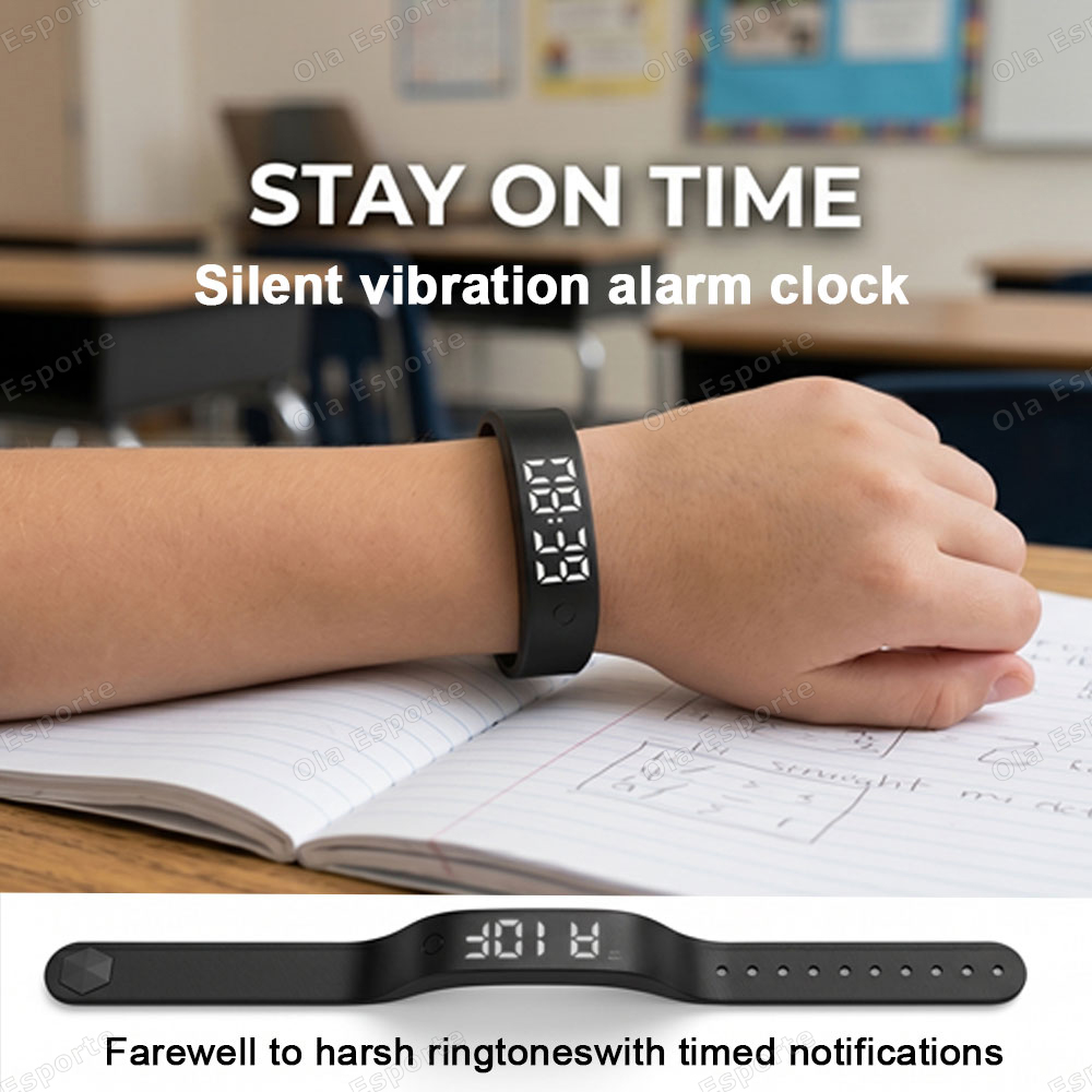 Vibrating Alarm Clock Watch He - Smartwatch Watches For Girls recension och pris