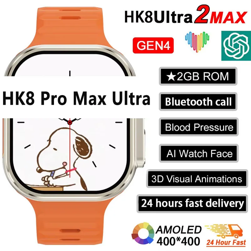 New Series 9 Watch PK HK8 PRO  - Smartwatch Watches For Women With Gps recension och pris