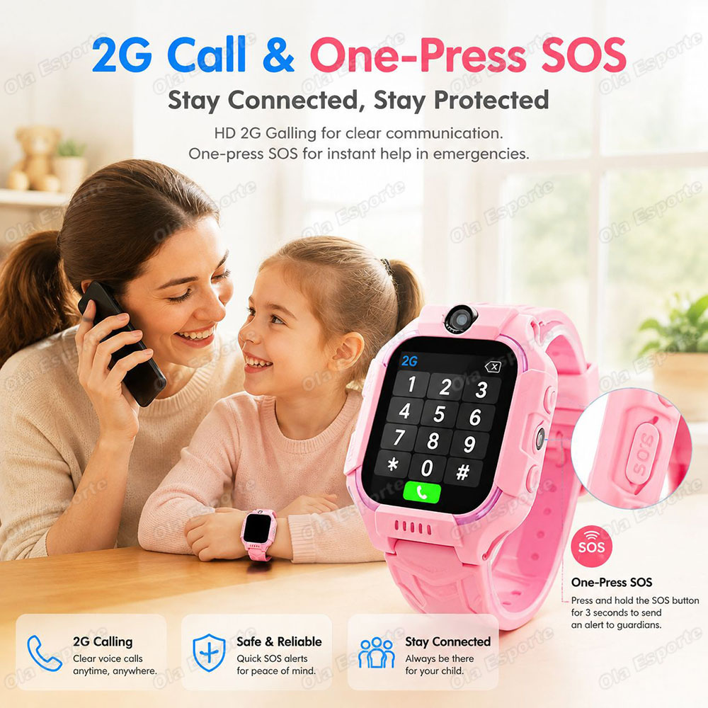 2026New 2G Kids Smart Watch GP - Smartwatch Watches For Kids With Gps recension och pris