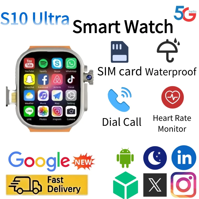 Network Smartwatch S10Ultra SI - Smartwatch Watches Price recension och pris