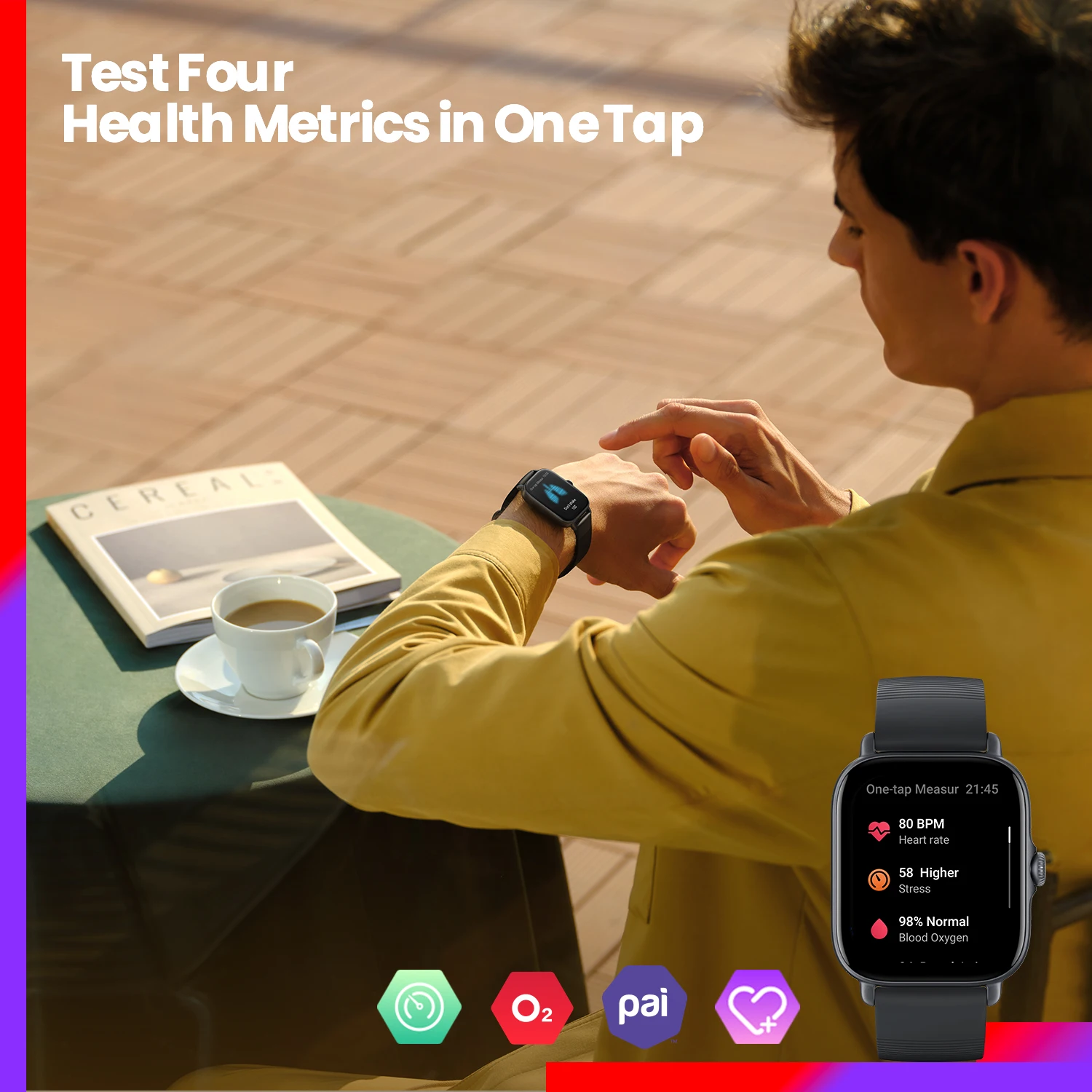 Amazfit GTS 3 Smartwatch  5ATM - Timex Watches Smartwatch recension och pris