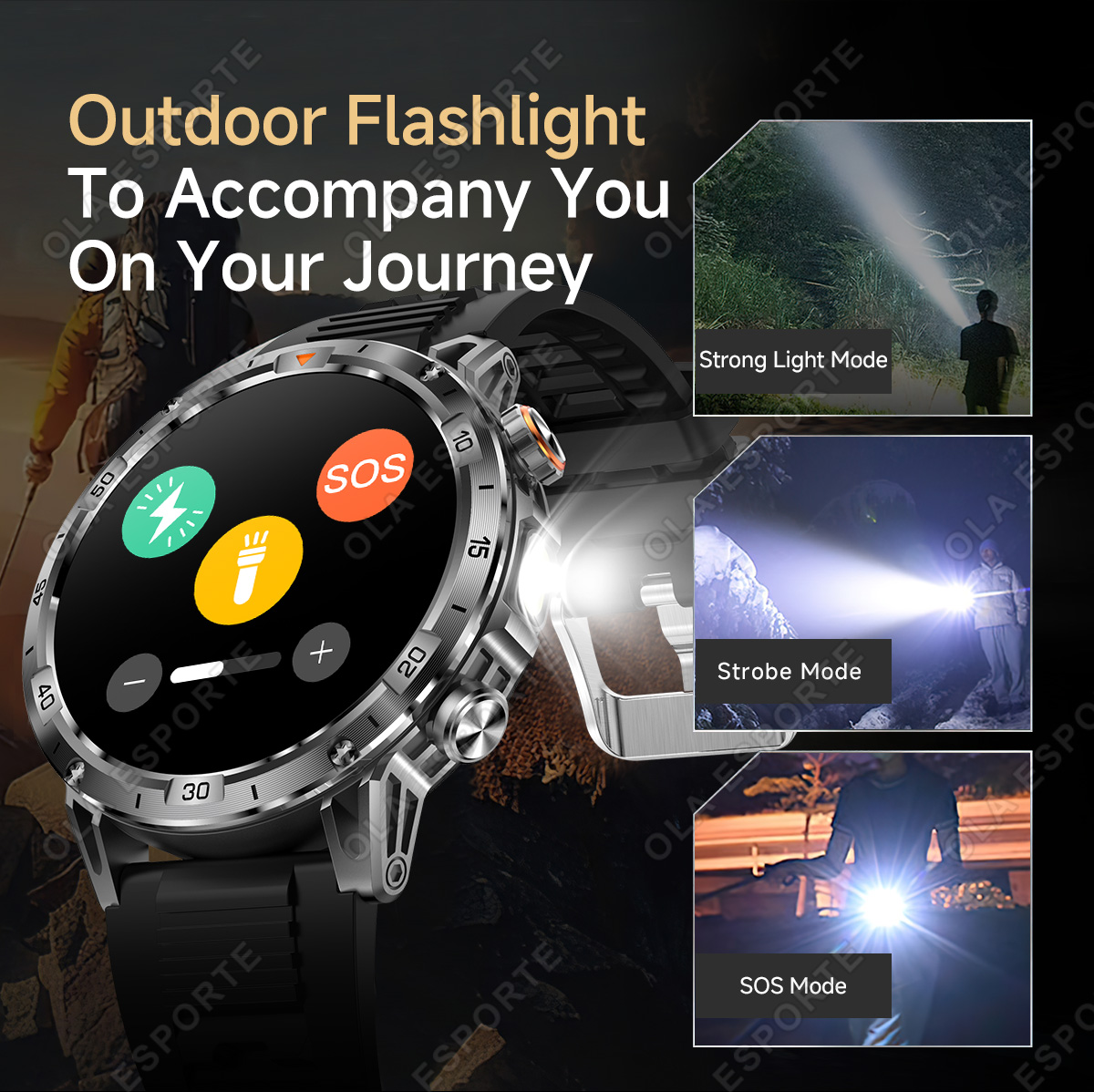 2026 New GPS Smartwatch Men AM - Altimeter Compass Watch recension och pris
