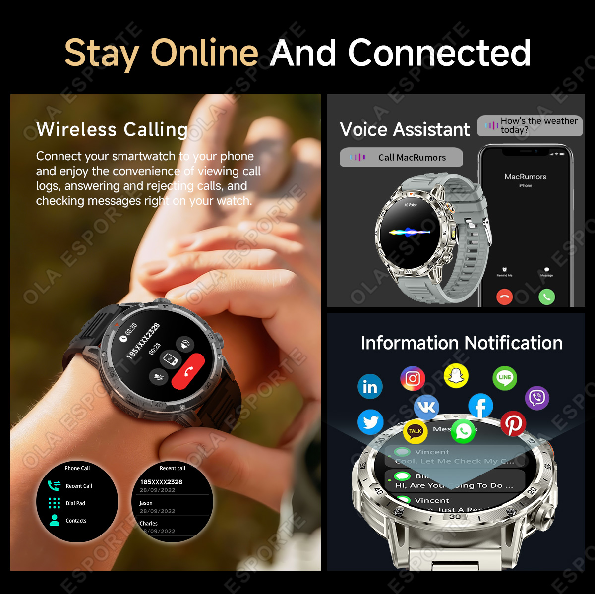 2026 New GPS Smartwatch Men AM - Altimeter Compass Watch recension och pris